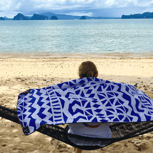 EvolveTravelGoods Sand Free Travel Beach Towel Tahiti