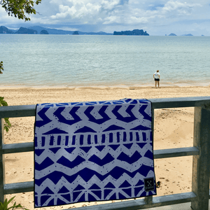 EvolveTravelGoods Sand Free Travel Beach Towel Tahiti