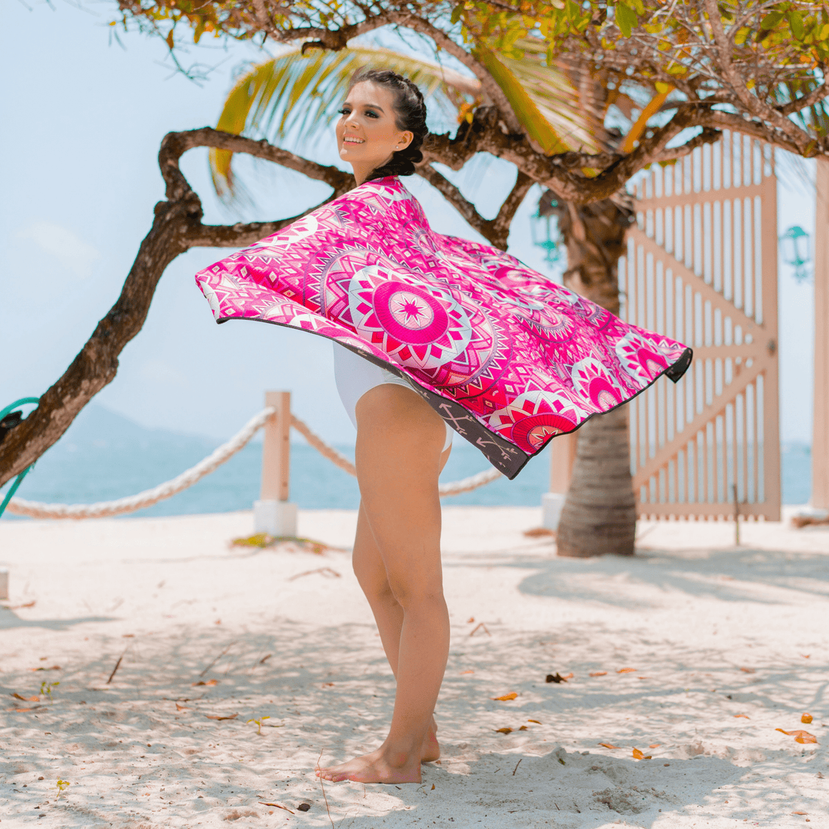 EvolveTravelGoods Sand Free Travel Beach Towel Tenerife